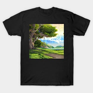 Anime Style Landscape T-Shirt